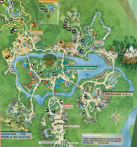 Animal Kingdom Park Map 2025