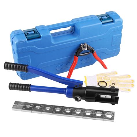 Buy LICHAMP 19 Packs Hydraulic Cable Lug Tool with durable case, 4 AWG ...