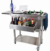 Image result for Stainless Steel Outdoor Bar Carts