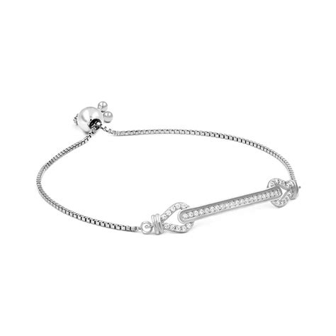 Zarkan 925 Silver Line Bracelet