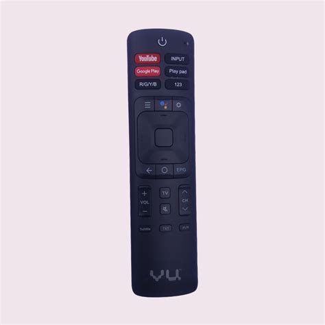 VU Smart TV Remote Control with YouTube & Google Play Shortcut – Compa ...