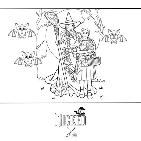 Wicked coloring pages - ColoringLib