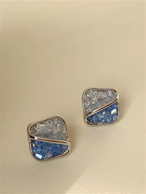 Andkiss Geometric Stud Earrings | SHEIN USA