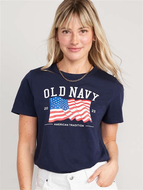 Matching "Old Navy" Flag T-Shirt for Women | Old Navy