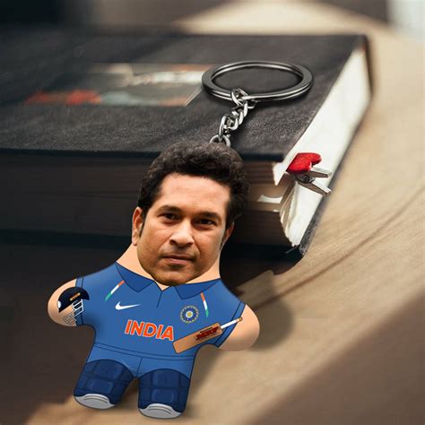 Sachin Tendulkar Mini Me Keychain | Personalized Keychain – THUNDER BUDDY®