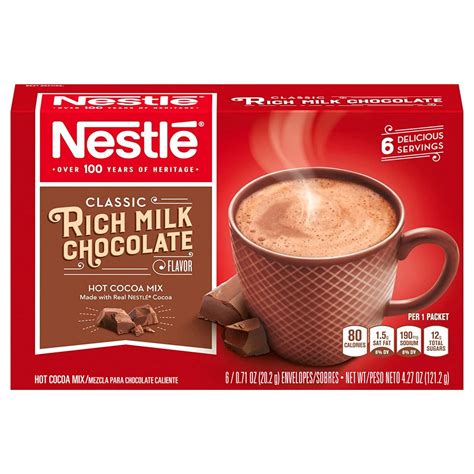 Nestle Rich Milk Chocolate Hot Cocoa Mix 6 Pack – Martha's Backyard