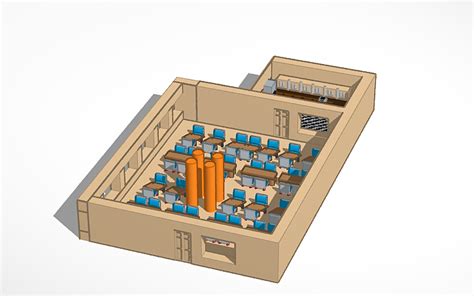 3D design restaurant - Tinkercad