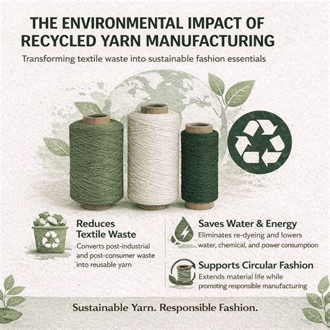The Environmental Impact of Recycled Yarn Manufacturing - KS Spinning Mills