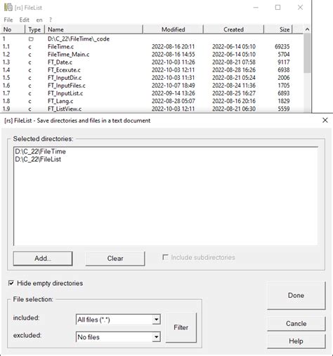 Filelist CreateAccount 的图像结果