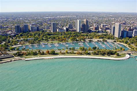 Diversey Harbor Lagoon, the Chicago Harbors in Chicago, IL, United ...