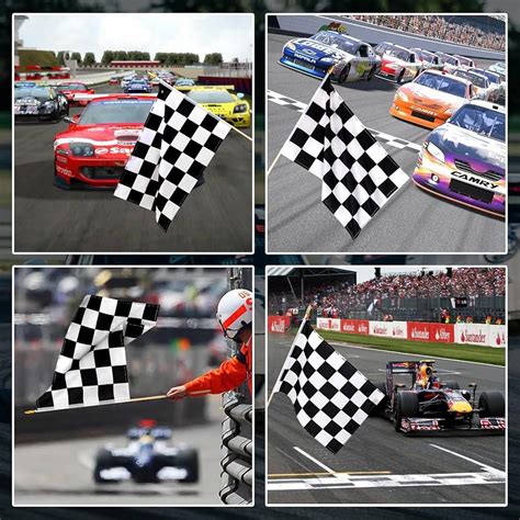 Kids Swimwear 12 Pack Checkered Racing Flags - 8x5.5 Inch Black & White ...