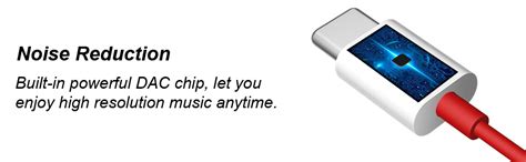 RSC POWER+ Type C to 3.5 mm Jack Audio Connector, Noise Cancelling ...