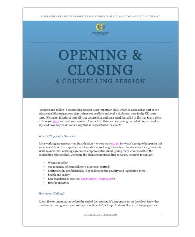 Image result for First Counselling Session Structure