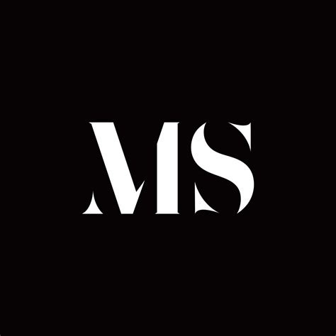 MS Logo Letter Initial Logo Designs Template 2767858 Vector Art at Vecteezy