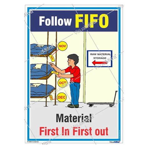 FIFO Safety Awareness Poster | Promote Safe & Efficient Inventory ...