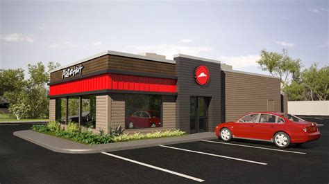 Inside Pizza Hut Building