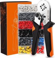 coolcold Ferrule Crimping Tool Kit, with 1200PCS Wire End Ferrules ...