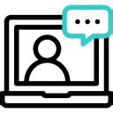 Online mentoring Animated Icon | Free computer Animated Icon