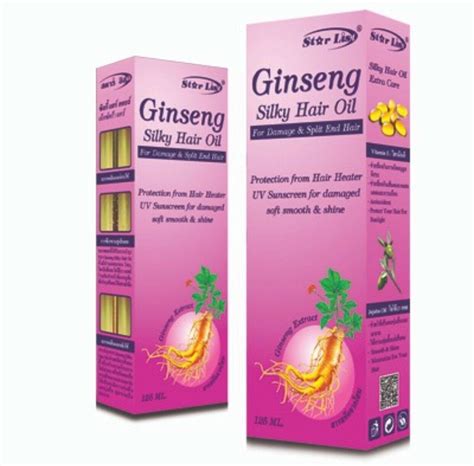 Star list Ginseng Silky Hair Oil For Damage Split End Hair Protection ...