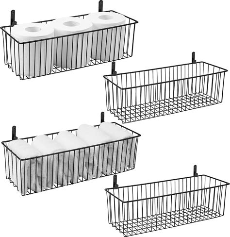 Wetheny Black Wire Basket Wall Mounted4 Pack - Metal India | Ubuy