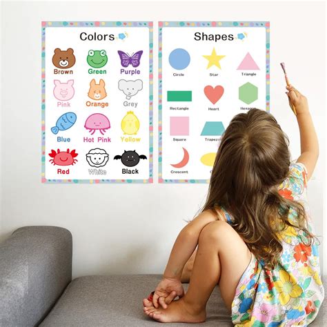 Ratifyale Educational Posters 6pcs Back to School Supplies India | Ubuy