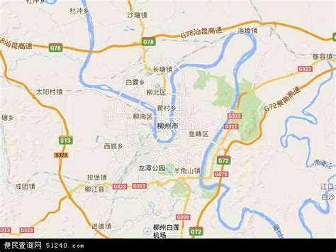 柳州地图二全图，柳州地图二高清版下载 - 8264户外8264.com