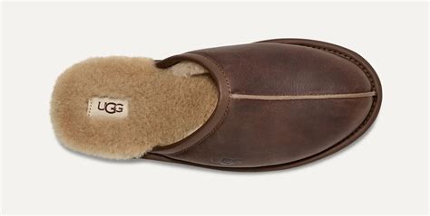 Ugg Scuff Leather Tan – Kicks Machine