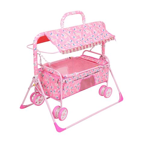 Buy FLIPZON Metal Premium Foldable Adjustable Baby Cradle | Jhula Palna ...
