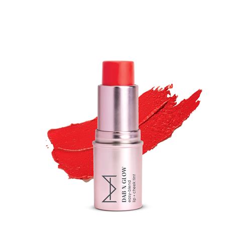 Dab N Glow Easy-Blend Lip + Cheek Tint - Fiery Red – House Of Makeup