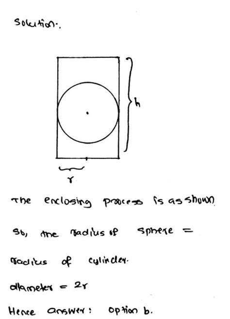A right circular cylinder of radius r cm and height h cm (h>2r) just ...
