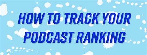 How To Automatically Track Your Podcast Ranking In Google Sheets