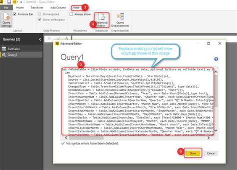 Image result for Dynamic Calendar Table Power Query