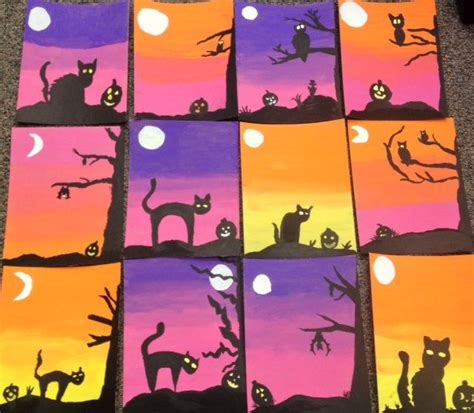 halloween art high school