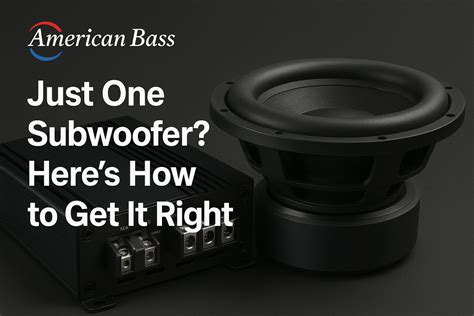 4 Subwoofers, 1 Amp: Wiring & Power Match Guide