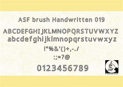 ASF brush Handwritten Font 019 | ASF BRUSH