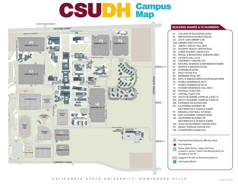 California State University Dominguez Hills Campus Map (2025-2022 ...