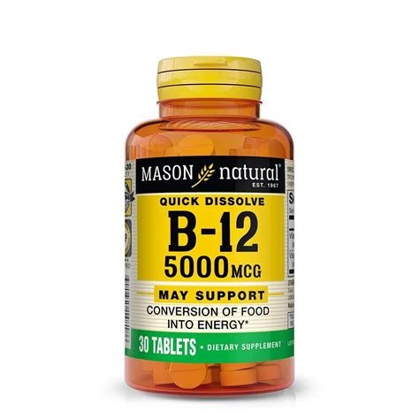 Vitamin_B_12_5000_Mcg_30_Sublingual_Tablets_Mason_Natural_Quick ...