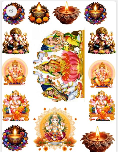 A4 size laxmi /Diwali Insert sheet – Maya Resin Store