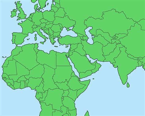 The Best World Map Europe Asia Africa Ideas – World Map With Major ...