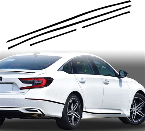 Amazon.com: TOMALL Door Silver Edge Stripe Vinyl Decals Compatible with ...