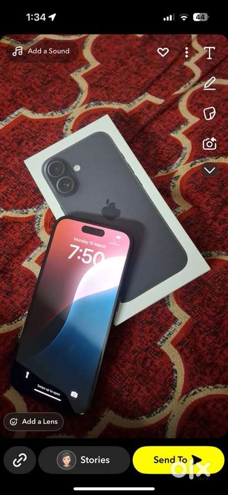 iPhone 16 128gb black colour - Mobile Phones - 1827978890