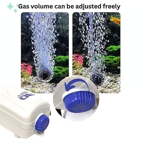 Ocean Free Z-1000 Zero Noise Aquarium Air Pump | Power: 1.8W | Flow: 1 ...