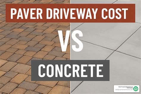 Paver driveway cost vs concrete: 2025 Top 5 Powerful Cost Wins