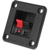 QBM 4 Pin Speaker Terminal Block 4 Way Amplifier Spring Jointing Clamp ...