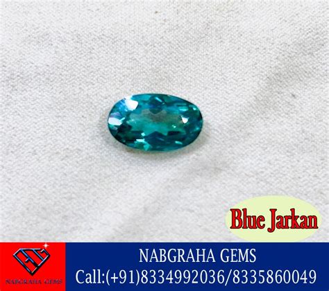 Natural Blue Zircon Gemstone