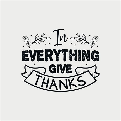 In Everything Give Thanks