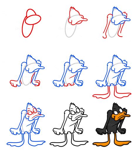 12+ Easy Daffy Duck Drawing Ideas - Drawing Photos