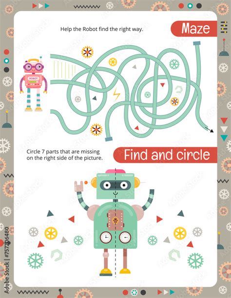 Printable Robot Activity 的图像结果