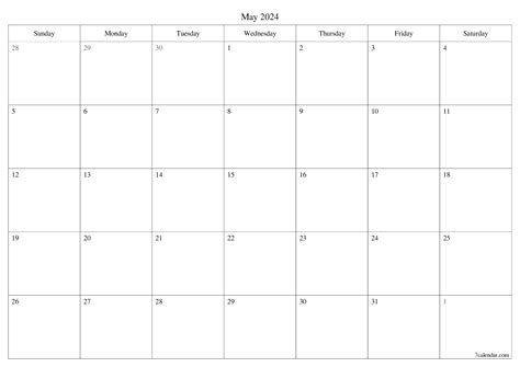 Printable Yearly Calendar 2024 Full Year Free Printable Calendars