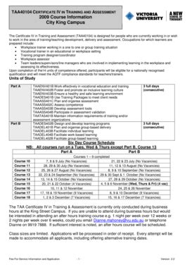 Fillable Online vu edu Bsz40198 certificate iv in assessment and ...